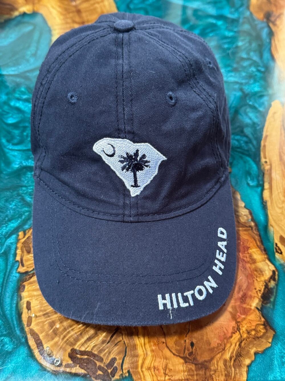 Adult Unisex Navy Blue Hilton Head Island Baseball Hat Dad Cap South Carolina